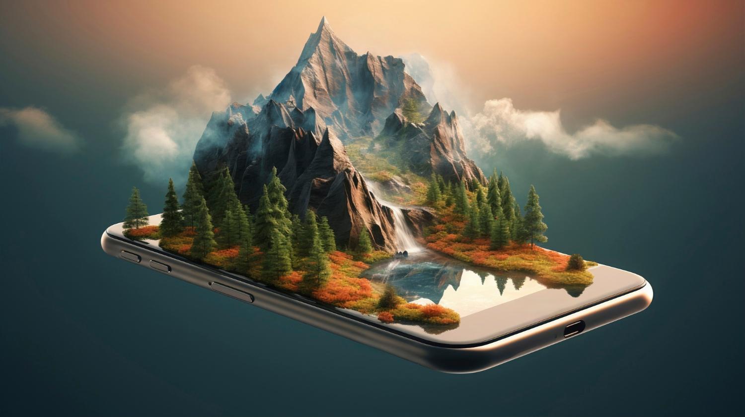 turizam, planina na telefonu