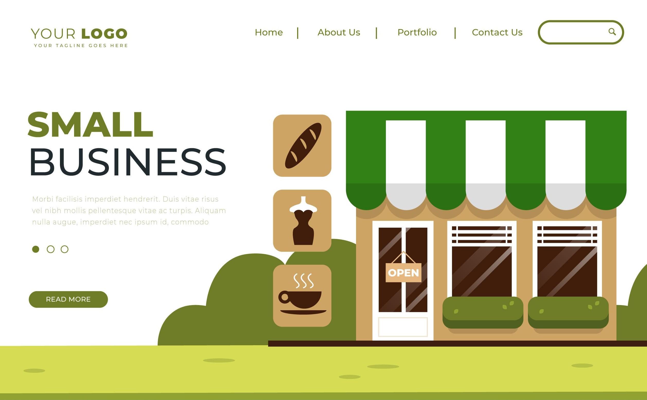 landing page za mala preduzeća